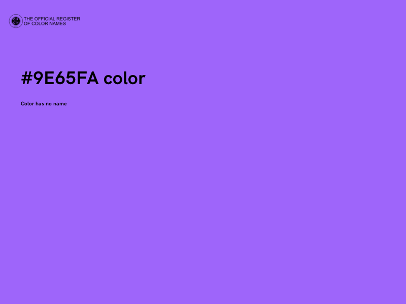#9E65FA color image