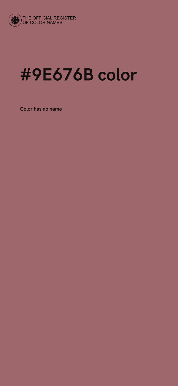 #9E676B color image