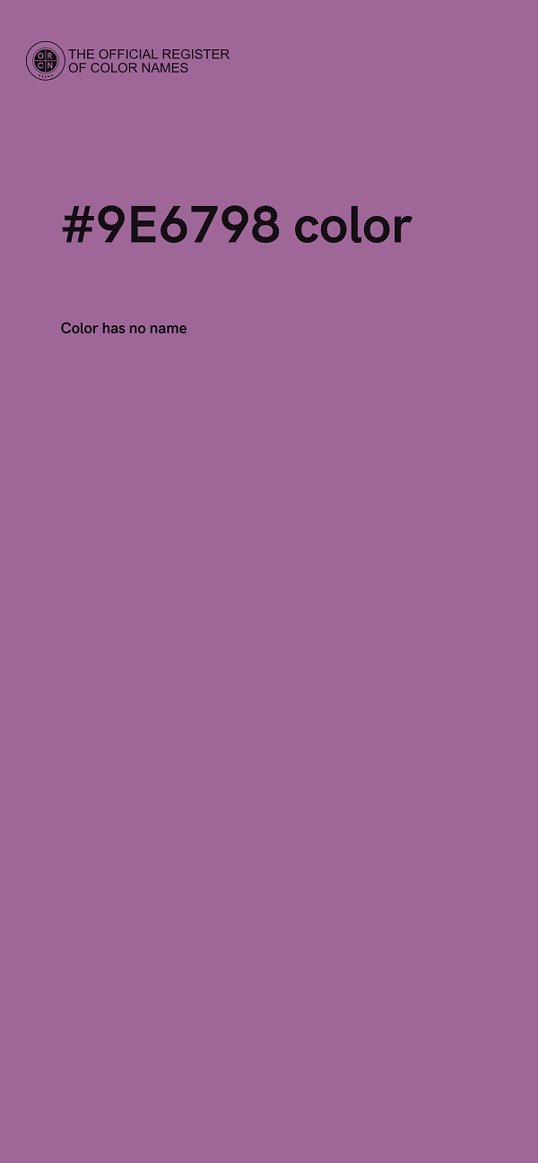 #9E6798 color image