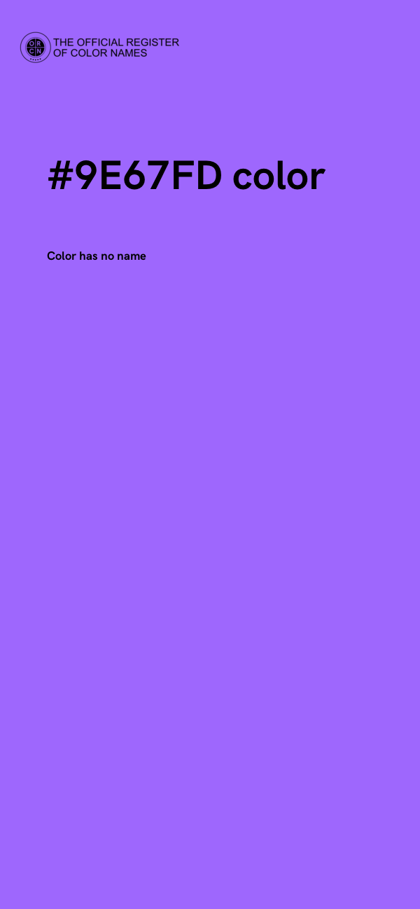 #9E67FD color image
