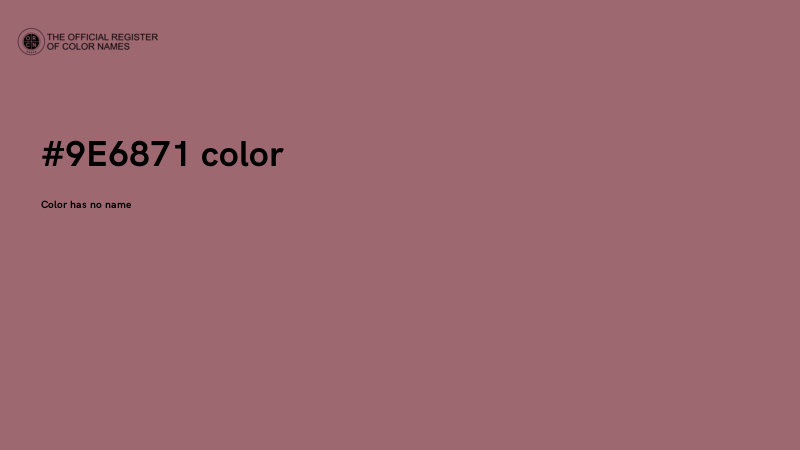 #9E6871 color image