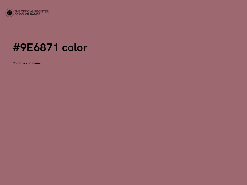 #9E6871 color image