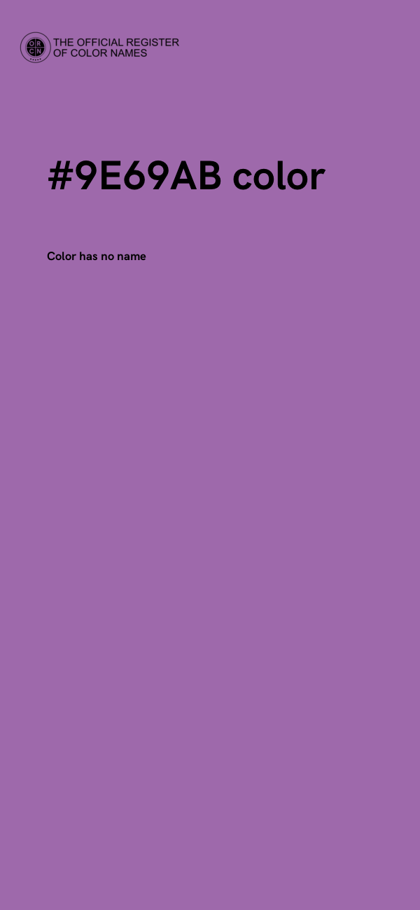 #9E69AB color image