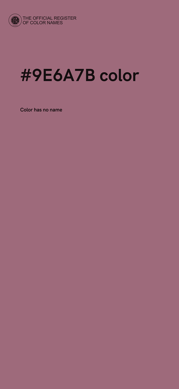 #9E6A7B color image