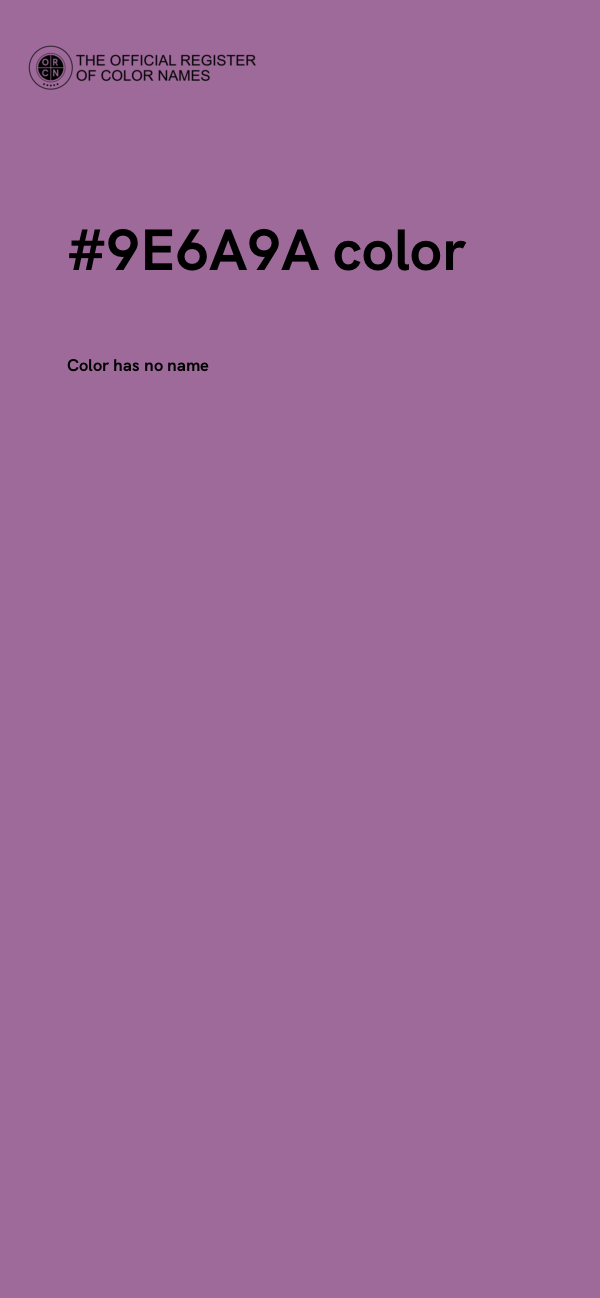 #9E6A9A color image