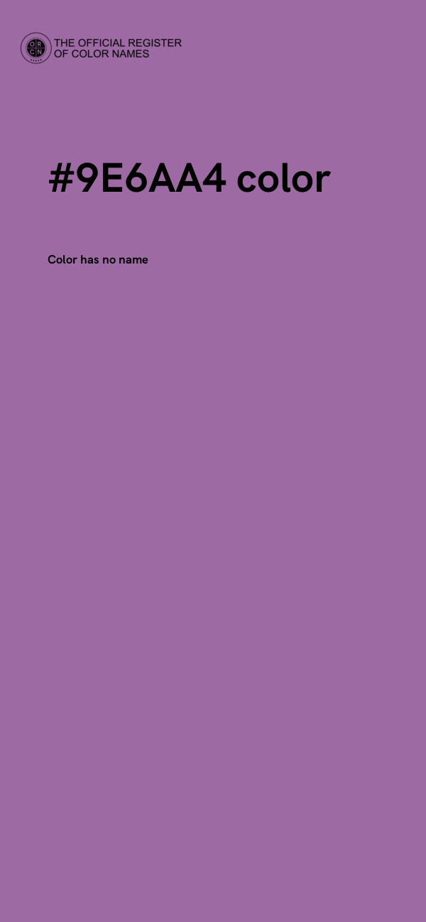 #9E6AA4 color image