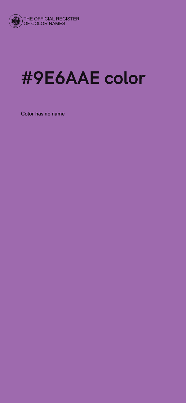 #9E6AAE color image