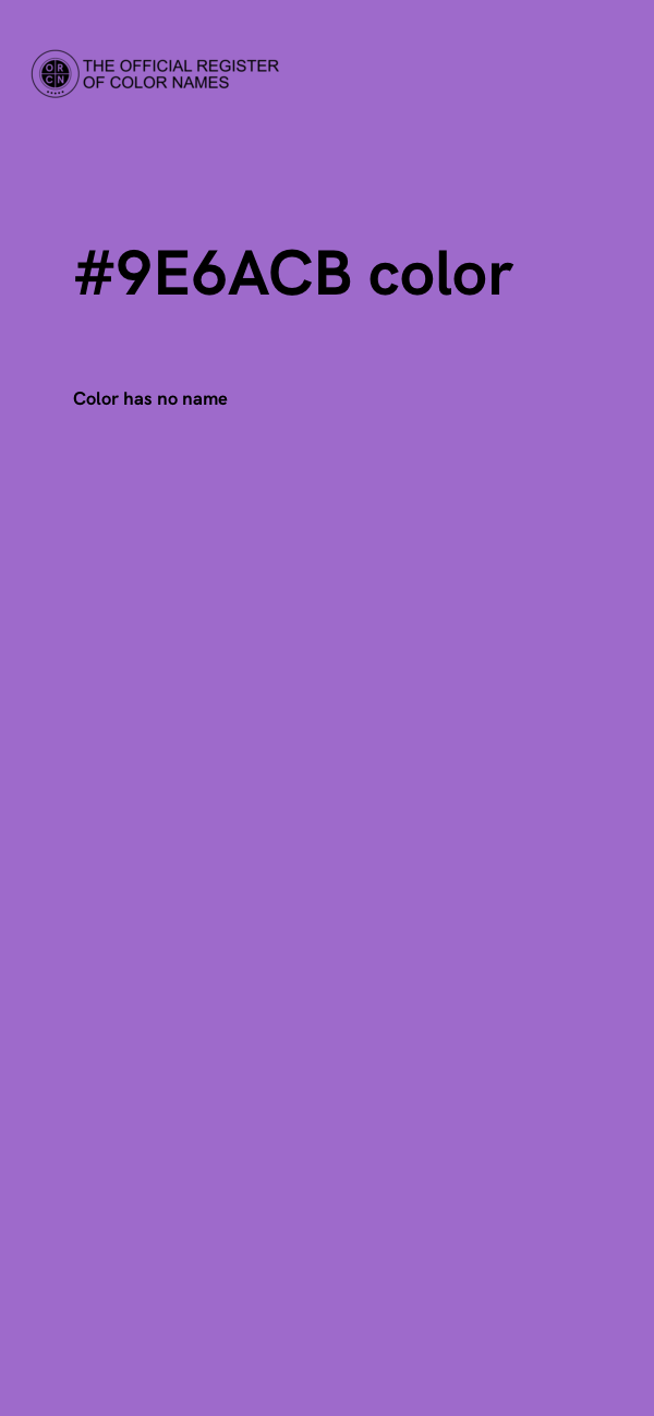#9E6ACB color image