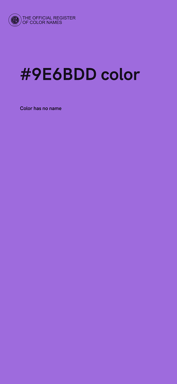 #9E6BDD color image