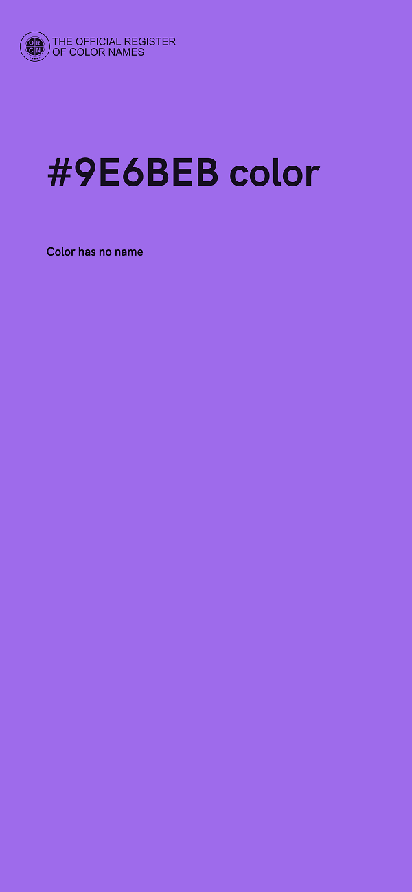 #9E6BEB color image