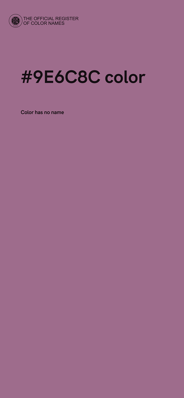 #9E6C8C color image