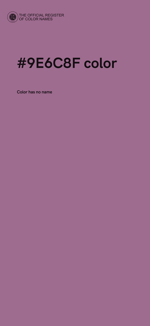 #9E6C8F color image