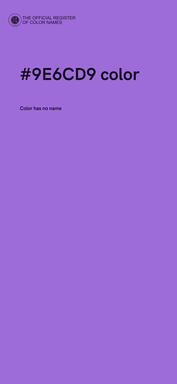 #9E6CD9 color image