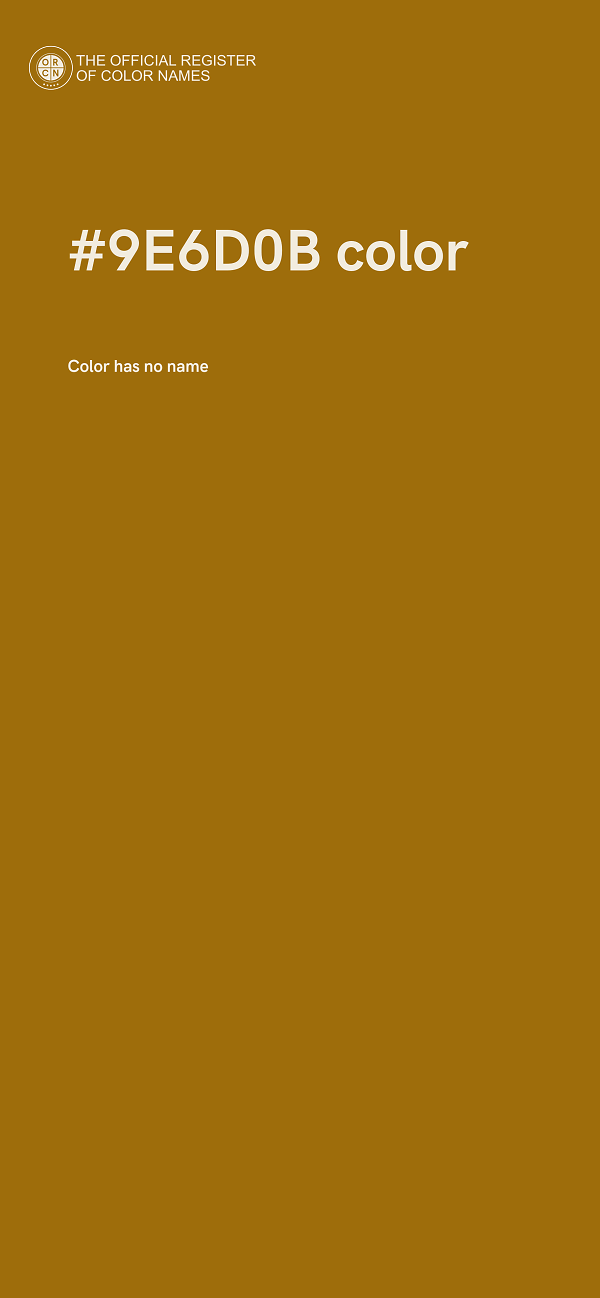 #9E6D0B color image