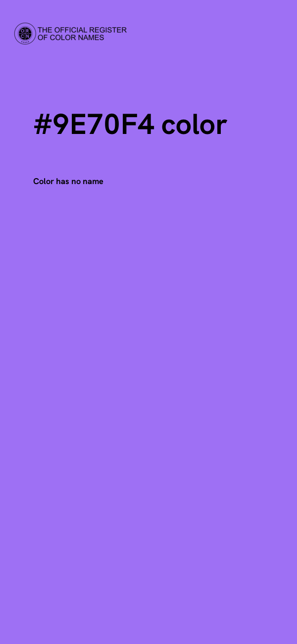 #9E70F4 color image