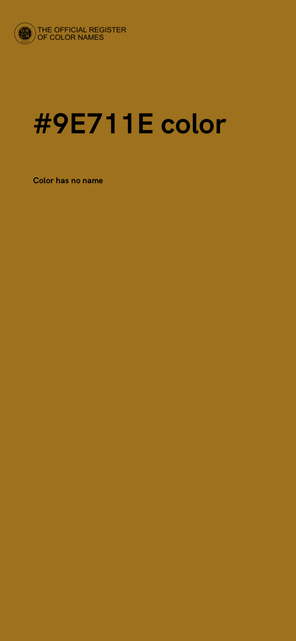 #9E711E color image