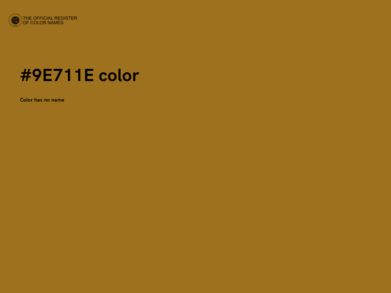 #9E711E color image