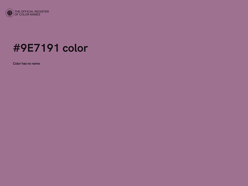 #9E7191 color image