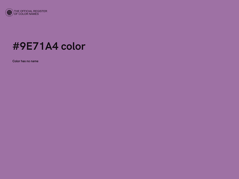 #9E71A4 color image