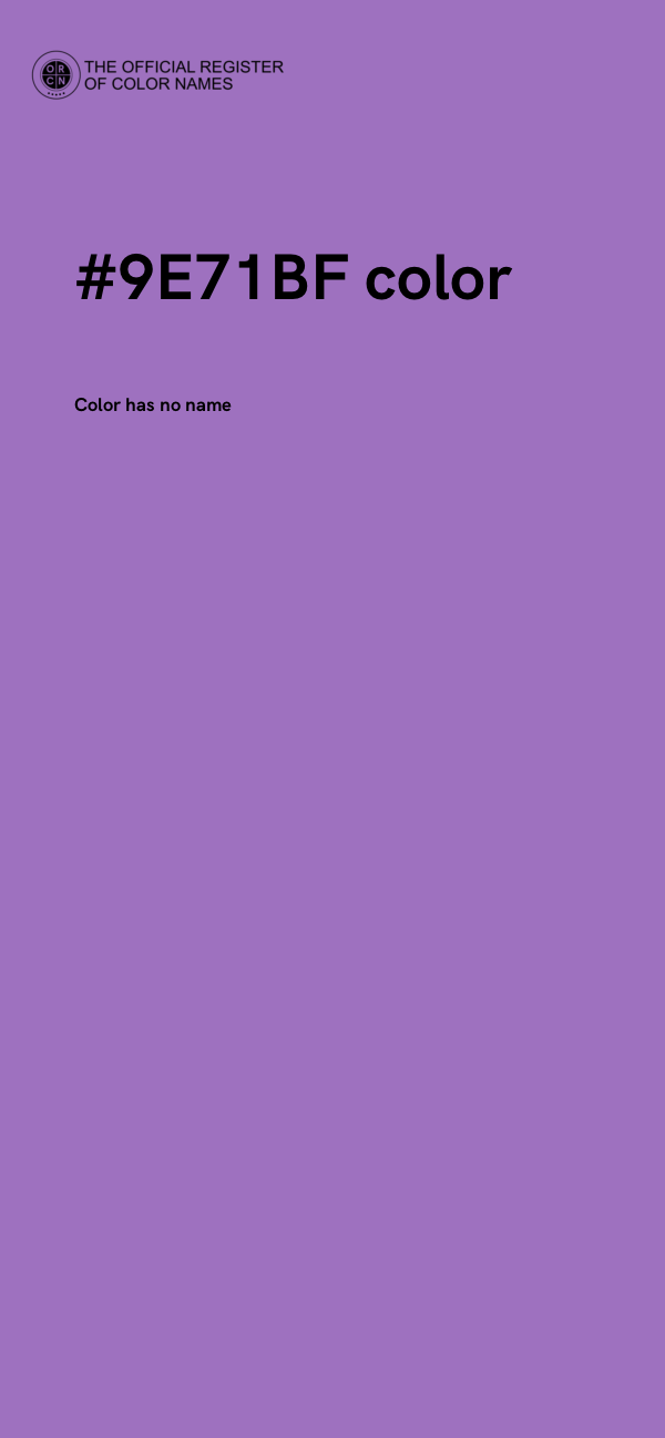 #9E71BF color image