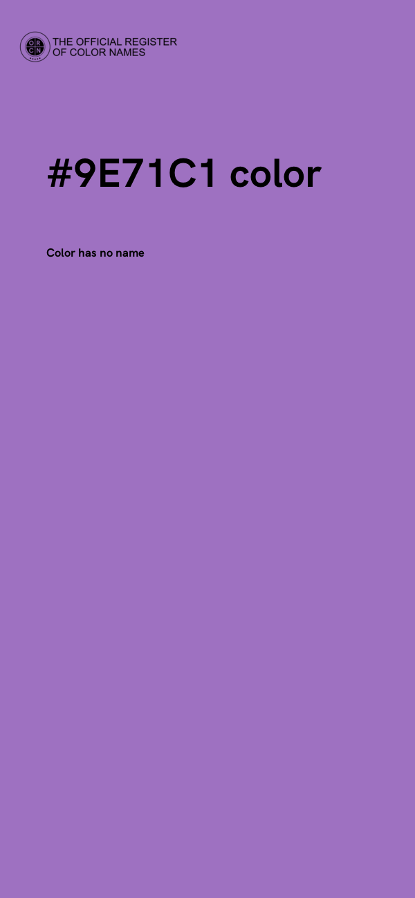 #9E71C1 color image