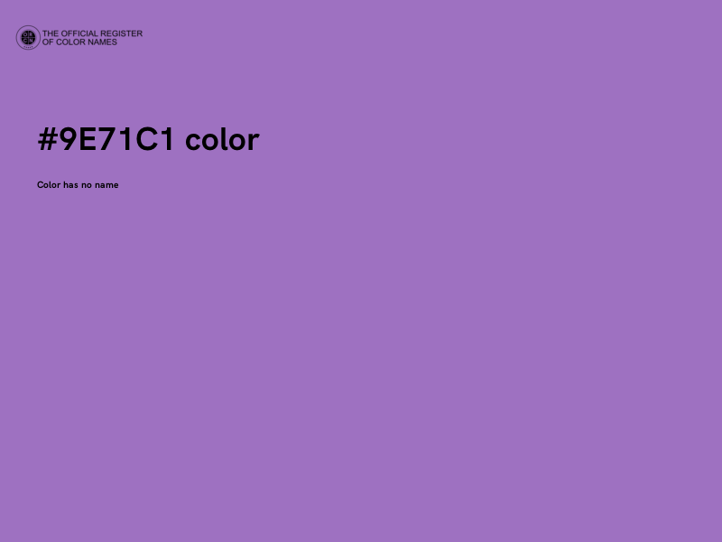 #9E71C1 color image