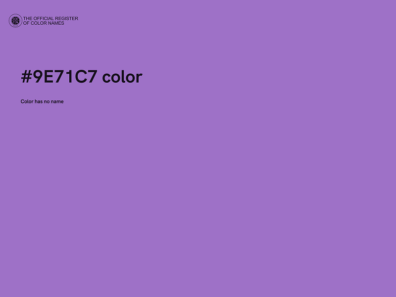 #9E71C7 color image