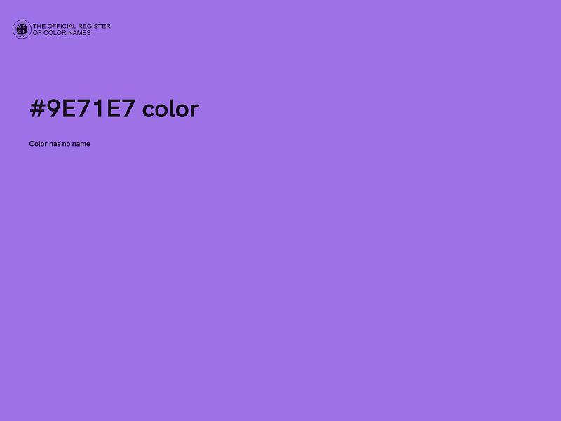 #9E71E7 color image