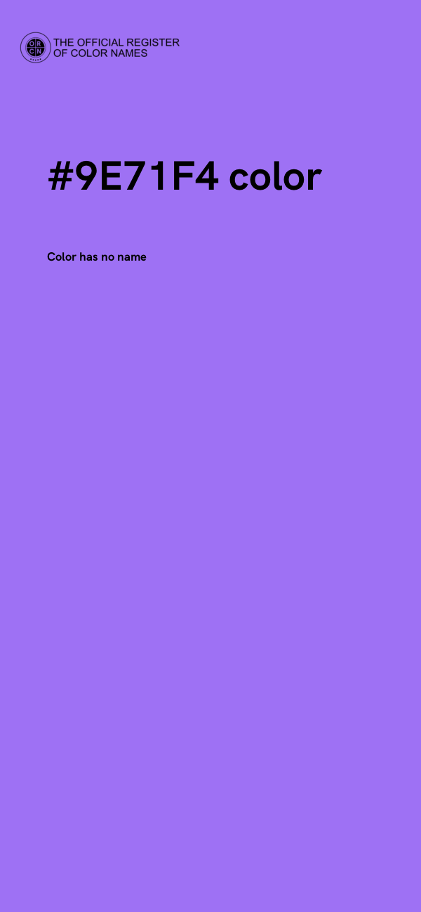 #9E71F4 color image