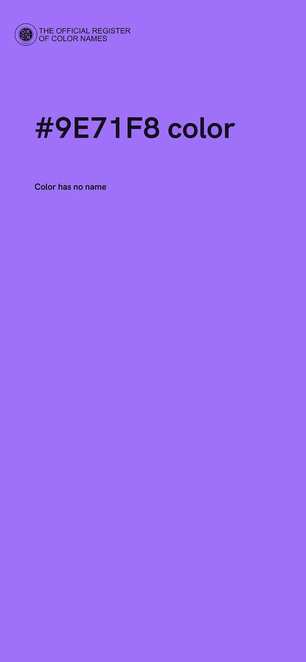 #9E71F8 color image
