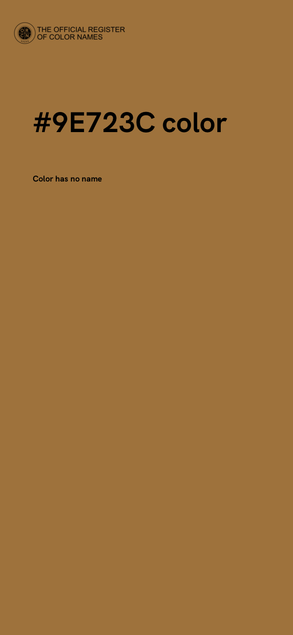 #9E723C color image