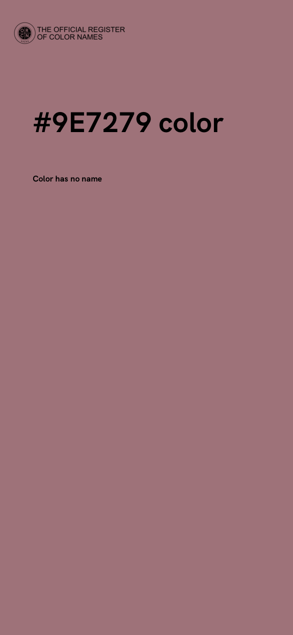 #9E7279 color image