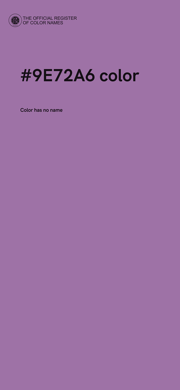 #9E72A6 color image