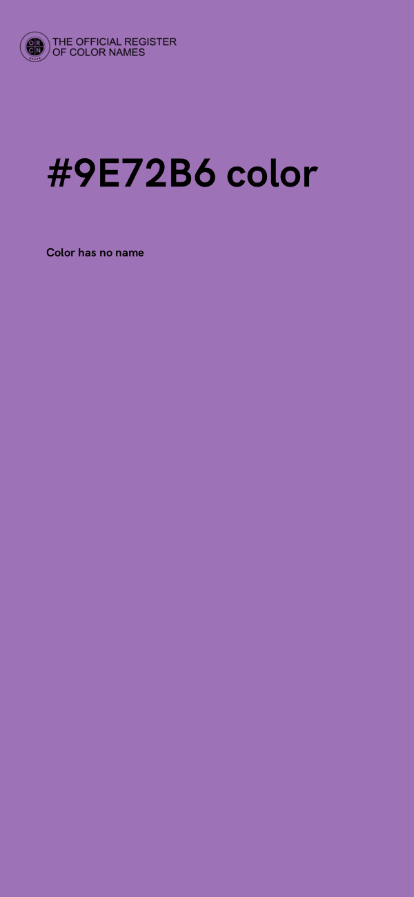 #9E72B6 color image
