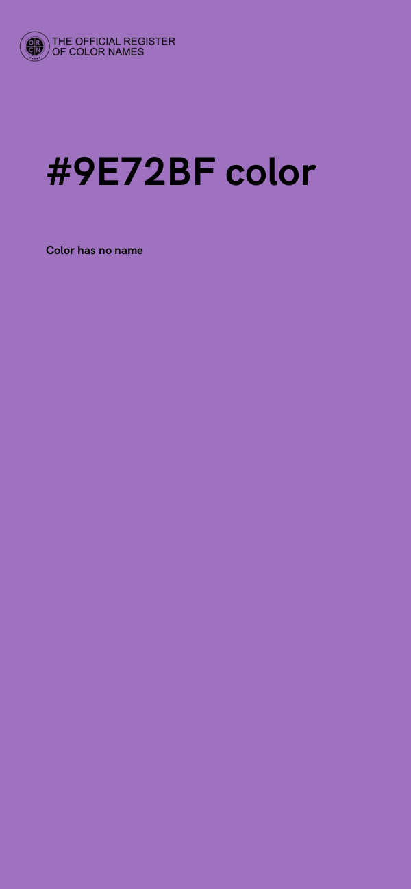 #9E72BF color image