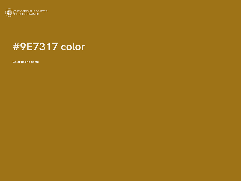 #9E7317 color image