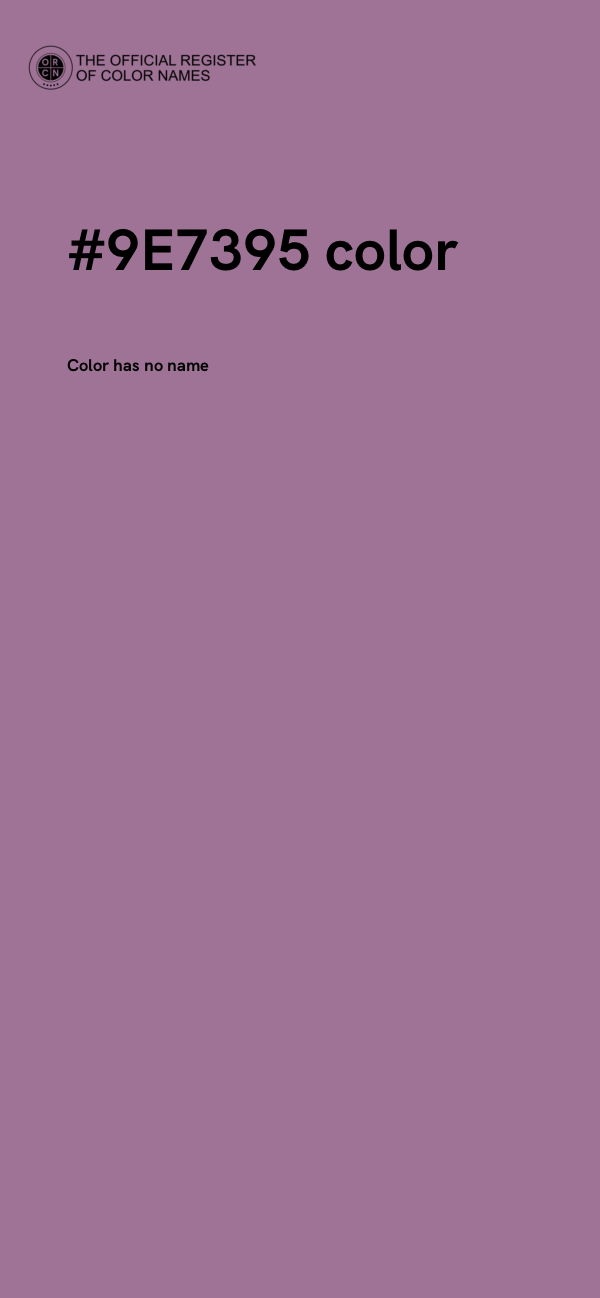 #9E7395 color image