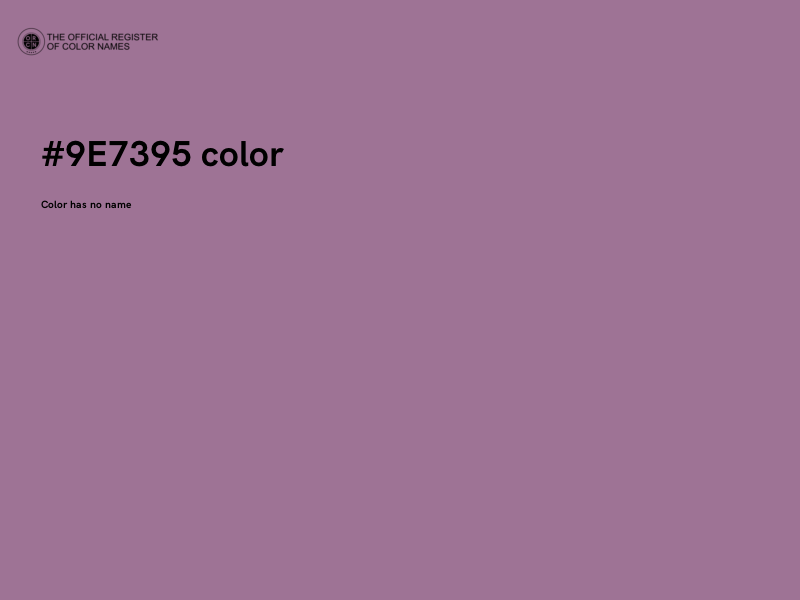 #9E7395 color image