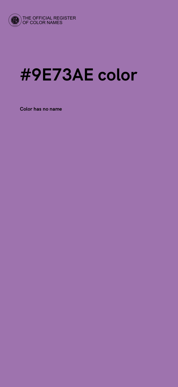 #9E73AE color image