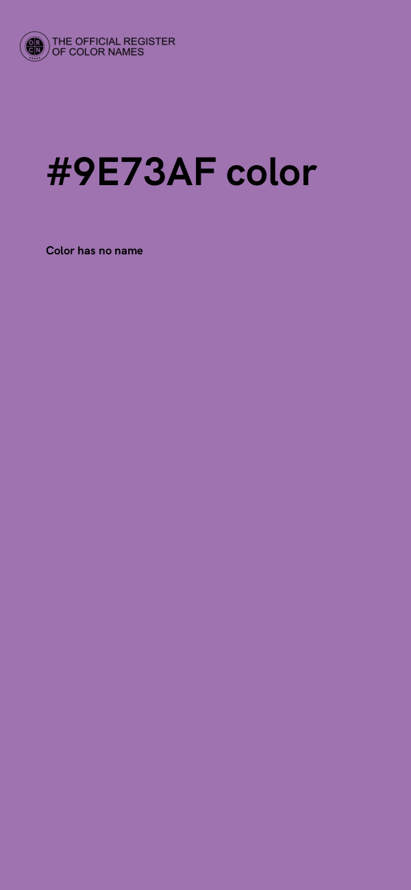 #9E73AF color image