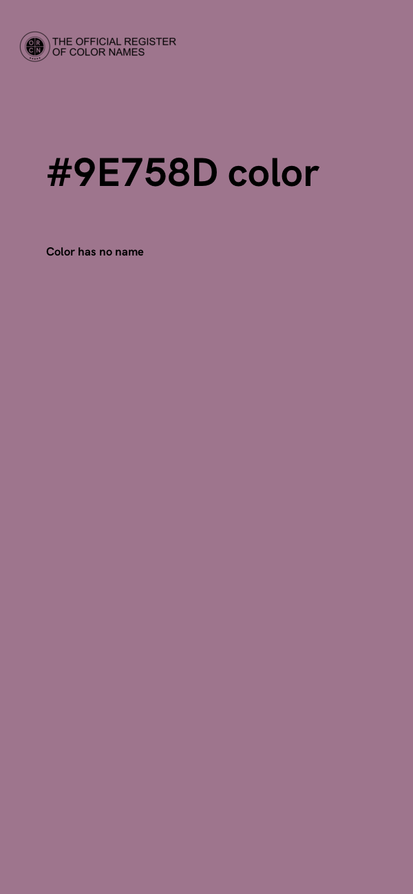 #9E758D color image