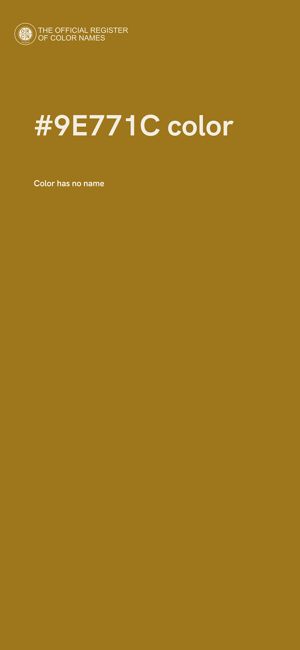 #9E771C color image