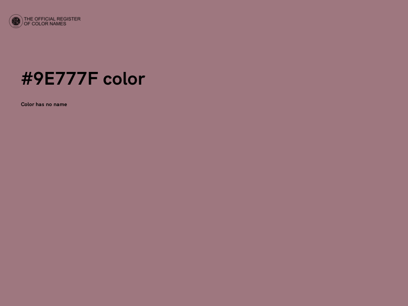 #9E777F color image