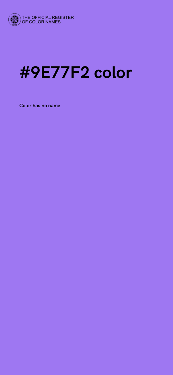 #9E77F2 color image