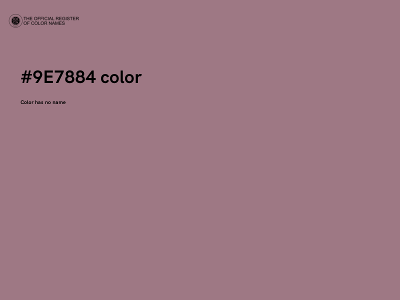 #9E7884 color image