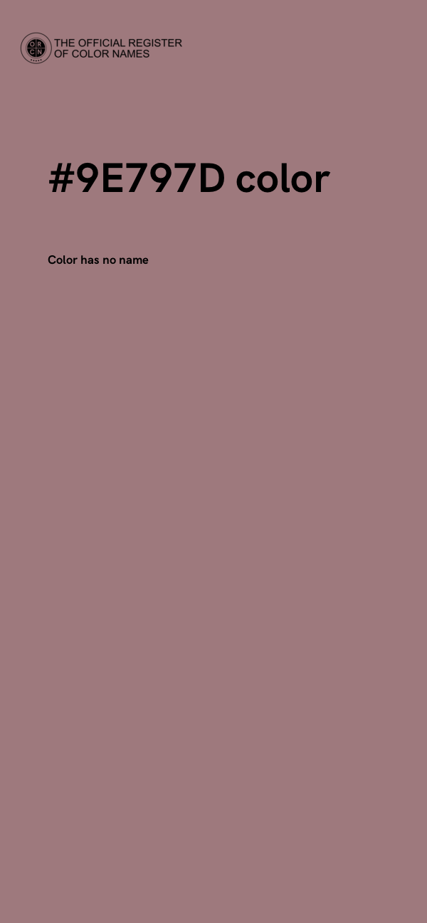 #9E797D color image