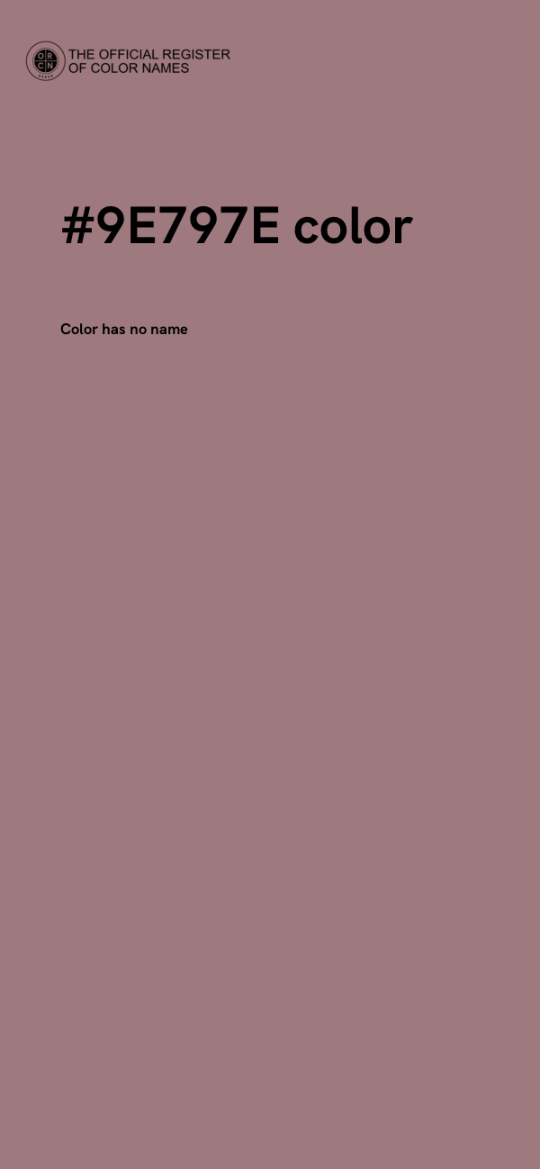 #9E797E color image