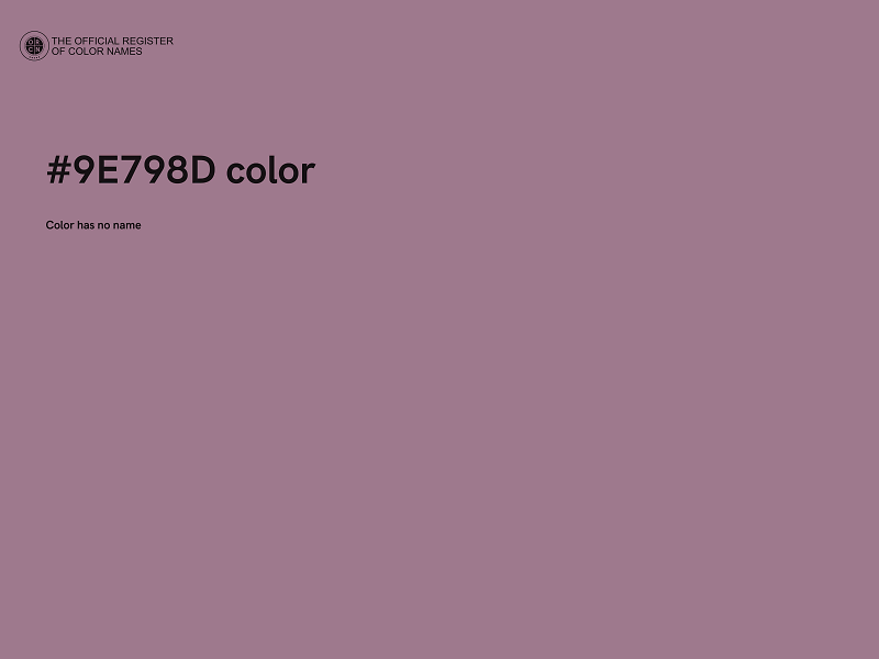 #9E798D color image