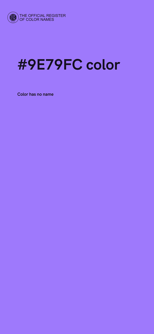 #9E79FC color image
