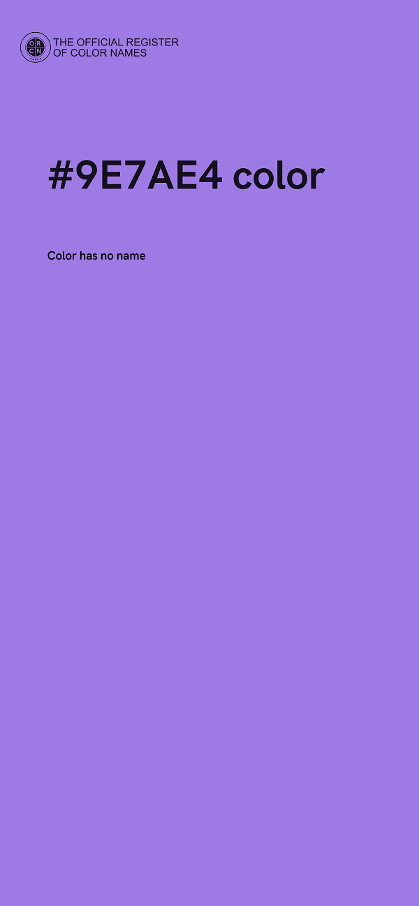 #9E7AE4 color image